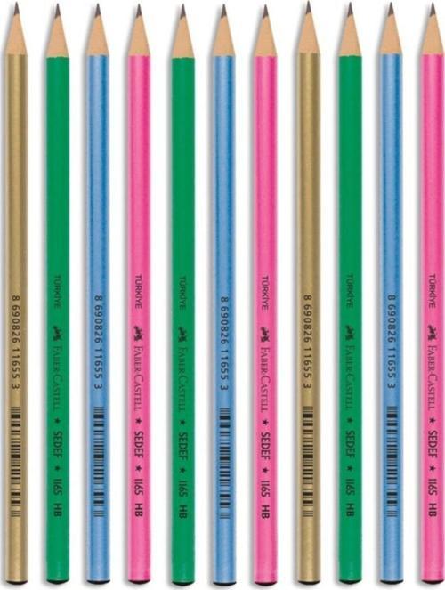 Faber-Castell Sedef Yuvarlak Kurşun Kalem 12 Adet Hb