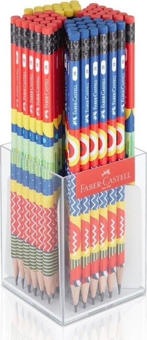 Pattern Kurşun Kalem 2B Silgili (72'Li)