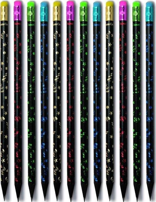 Faber-Castell Party Silgili Kurşun Kalem 12 Adet