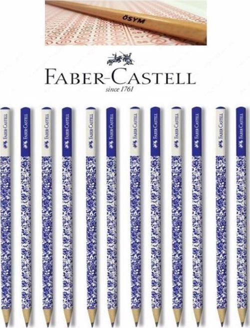 Faber-Castell Floral 12'Li Kurşun Kalem + Ösym Sınav Kalemi