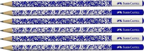 Faber-Castell Floral Yuvarlak Kurşun Kalem 6 Lı Paket