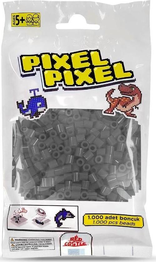 1000 Adet Midi Boncuk Koyu Gri-Pixel Pixel PPB-1000-