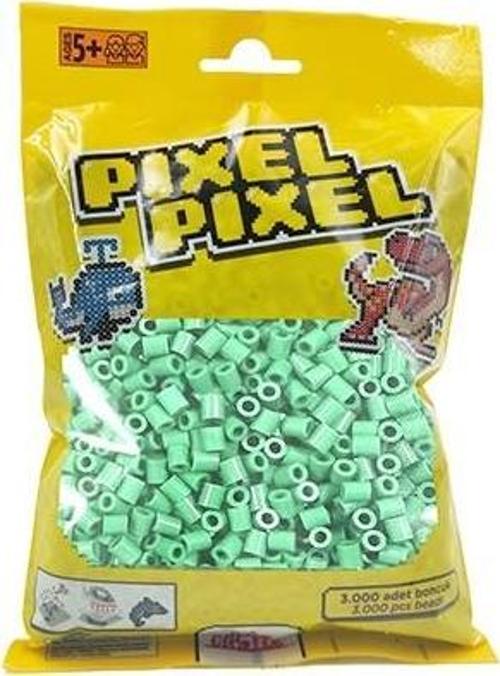 3000 Adet Midi Boncuk Açık Yeşil-Pixel Pixel PPB-3000-09