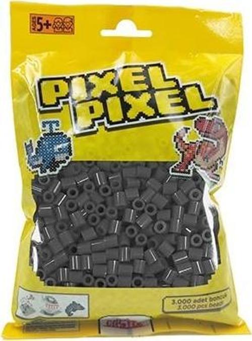 3000 Adet Midi Boncuk Koyu Gri-Pixel Pixel PPB-3000-27