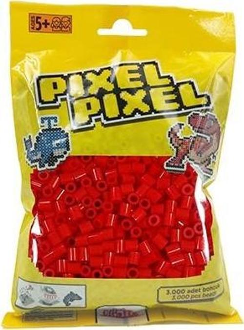 3000 Adet Midi Boncuk Koyu Kırmızı-Pixel Pixel PPB-3000-30