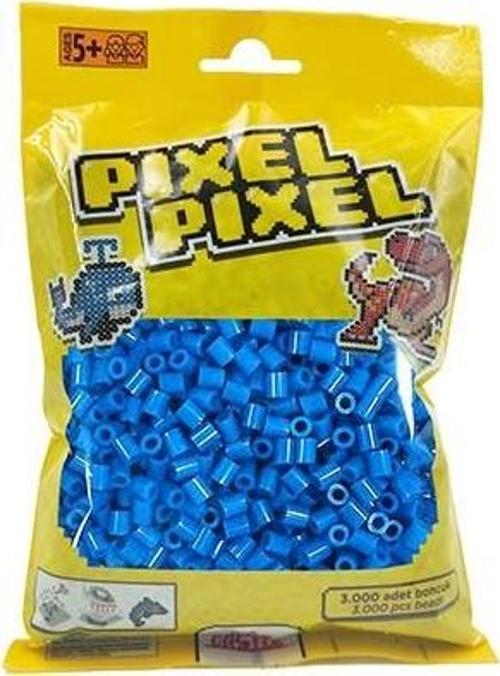 3000 Adet Midi Boncuk Mavi- Pixel Pixel PPB-3000-03