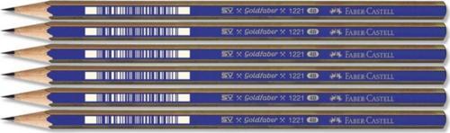Faber-Castell 1221 Dereceli Resim Kalemi 4B 6 Lı Paket