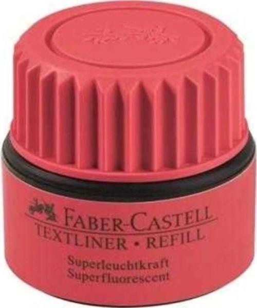 Faber-Castell Textliner Refill Fosforlu Kalem Mürekkebi Kırmızı