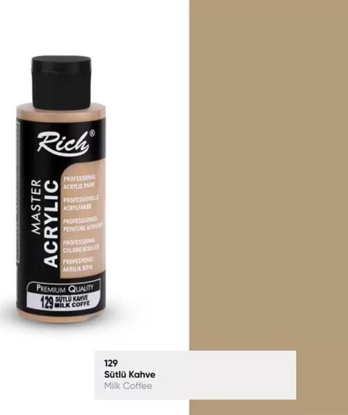 Master Acrylic Akrilik Boya 129 Sütlü Kahve 120 Cc