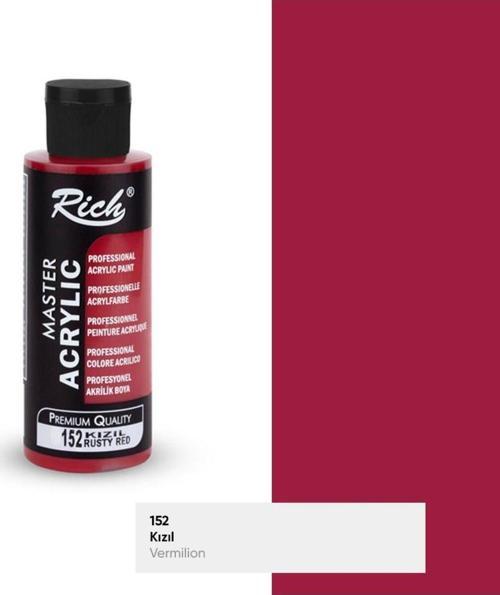Master Acrylic Akrilik Boya 152 Kızıl 120 Cc