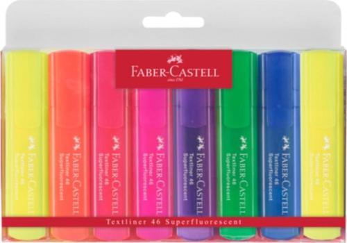 Faber-Castell Textliner 8'Li Pastel Fosforlu Kalem