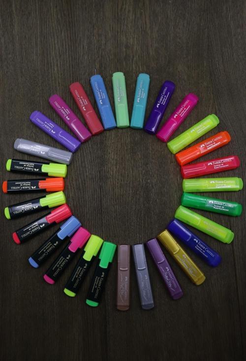 Faber-Castell Kırtasiye Kulübü- 28 Parça Fosforlu Kalem Seti