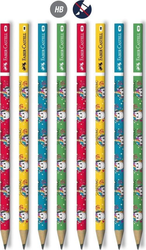 Faber-Castell Unicorn Hb Yuvarlak Kurşun Kalem 6 Adet