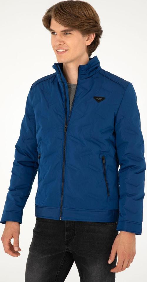U.S. Polo Assn Erkek Şişme Kaz Tüyü Mont - İndigo