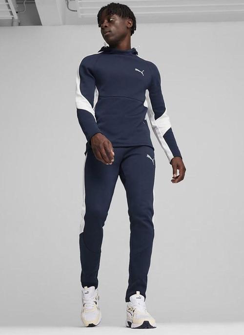 Düz Paça Lacivert Erkek Eşofman Altı 68180427-Evostrıpe Pants Dk