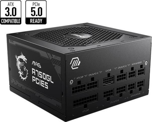 Mag A750gl Pcıe5 750w 80+ Gold Power Supply