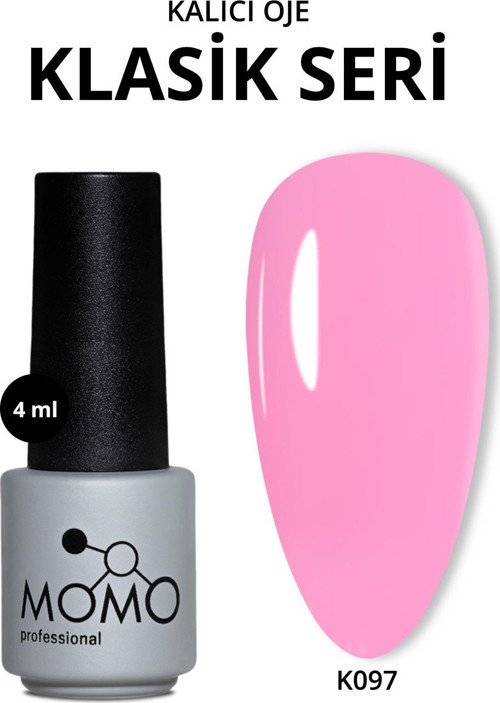 Kalıcı Oje K097, Soğuk Gülpembe, 4 ml