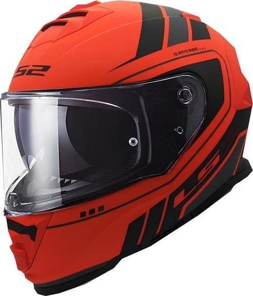 Storm 2 Fıst Kapalı Kask Mat Turuncu-siyah LARGE