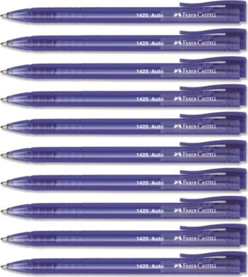 Faber-Castell Mavi Tükenmez Kalem 10'Lu Kutu