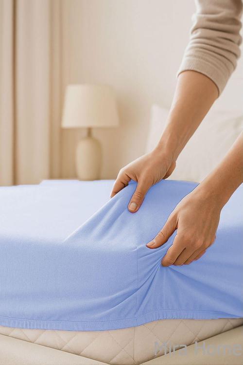 Çift Kişilik Düz Penye %100 Pamuklu Lastikli Çarşaf 160X200