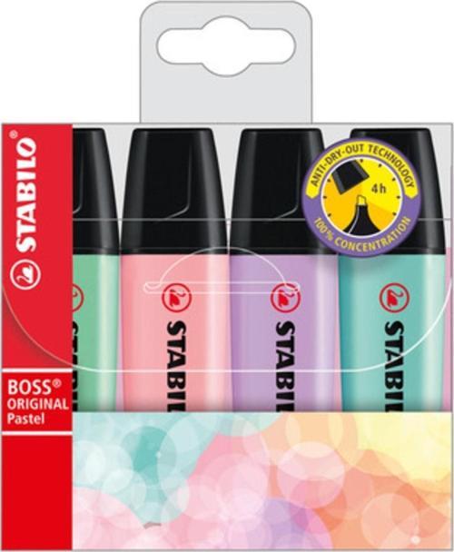 Pastel 4 Lü Set / Pastel 4 Lü Fosforlu Kalem Set -Yeni