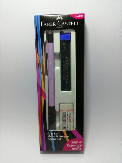 Faber-Castell Grip 1345 0.7 Lila Mekanik Kurşun Kalem Seti