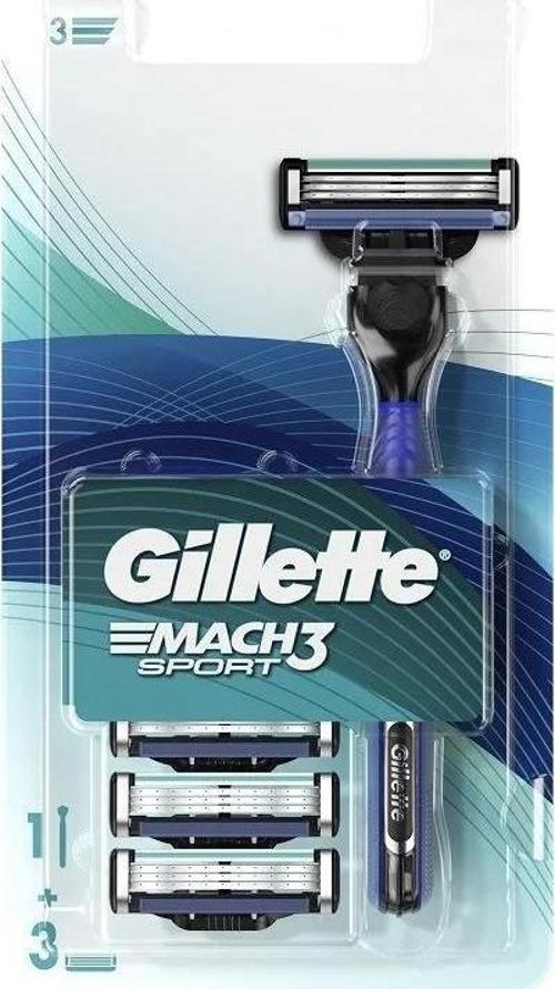 Mach3 Sport Tıraş Makinesi 3 Yedekli