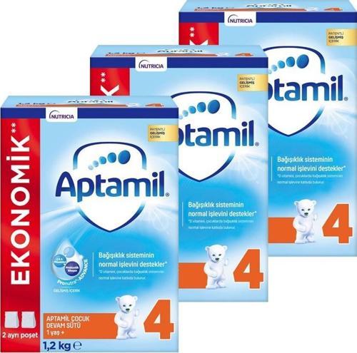 4 Çocuk Devam Sütü Yeni Formül 1200 gr x 3 Adet