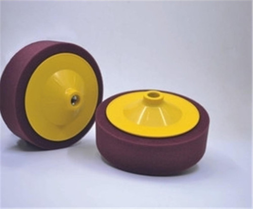 Leo 59507 Vidalı Polisaj Süngeri Bordo 150Mm