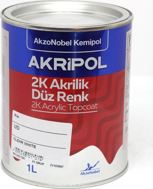 Akripol 2K Düz Renk 1 Lt.
