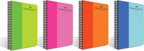Bicolor Spiralli Pp(Plastik) Kapak A4 60 Yaprak Çizgisiz Defter 4 Adet