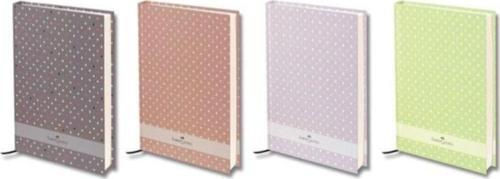 Faber-Castell - Puantiyeli Sert Kapak Çizgili Defter A5 120Yp. (400601)