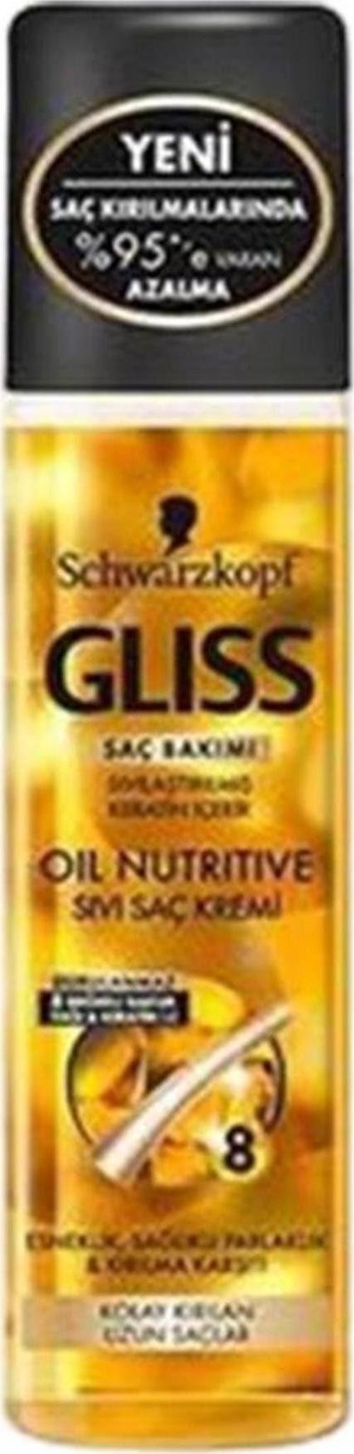 Glıss Sıvı Saç Kremi Oil Nutritive