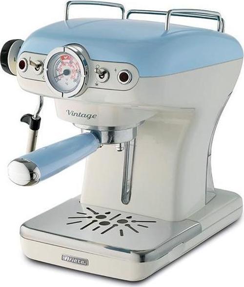Vintage Espresso Kahve Makinesi Mavi