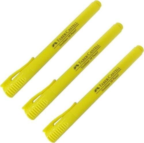 Faber-Castell Textliner 38 Pastel Sarı 3'Lü