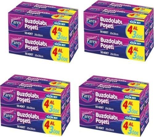Buzdolabı Poşeti 4 Al 3 Öde Küçük Boy 4 Lü Paket