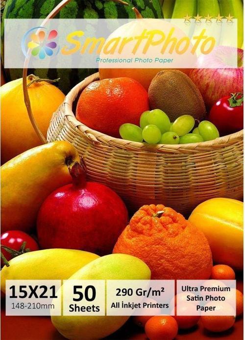 Smart Photo 15X21 Mat (Satin) 290 Gr/m² 50 Adet/1Paket Profesyonel Fotoğraf Kağıdı