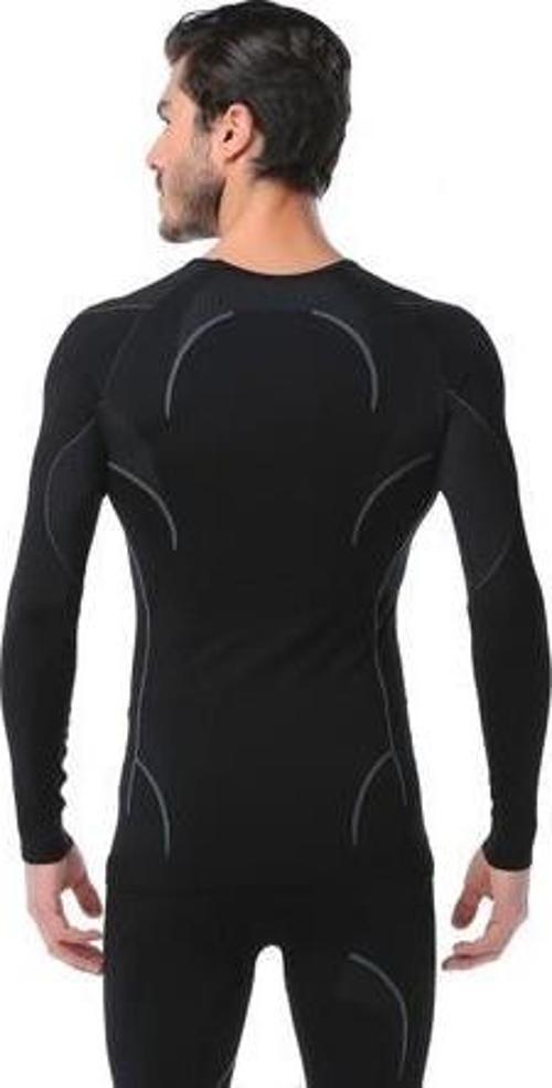 Thermowear Bay Termal Üst İçlik M-L Siyah-Gri E-3025
