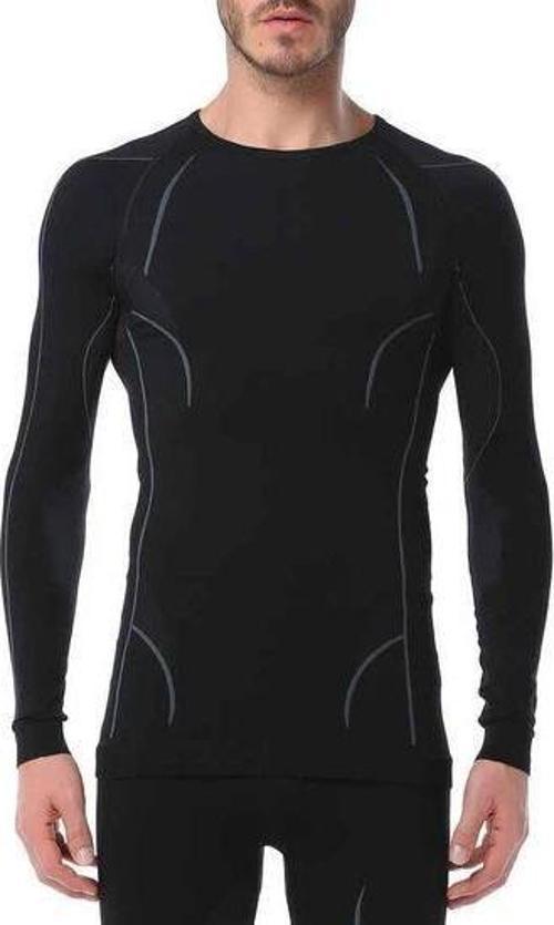 Thermowear Bay Termal Üst İçlik S-M Siyah-Gri E-3025