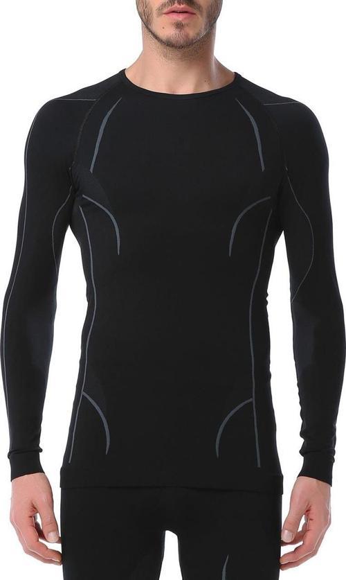 Thermowear Bay Termal Üst İçlik XL-XXL Siyah-Gri E-3025