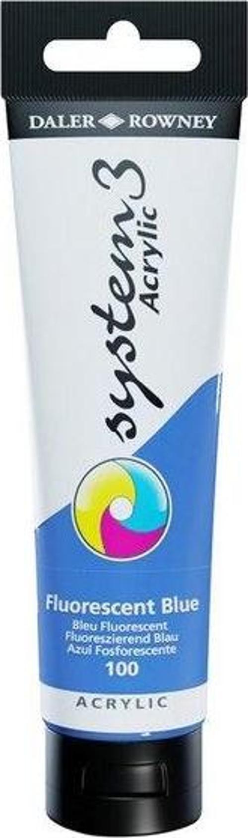 Akrilik Boya System 3 Orıgınal 150 ml Fluoro Blue 129150100