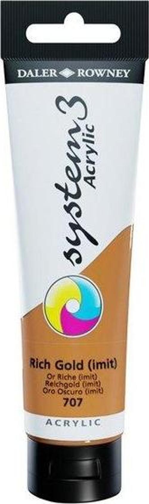 Akrilik Boya System 3 Orıgınal 150 ml Rıch Gold Imıt 129150707