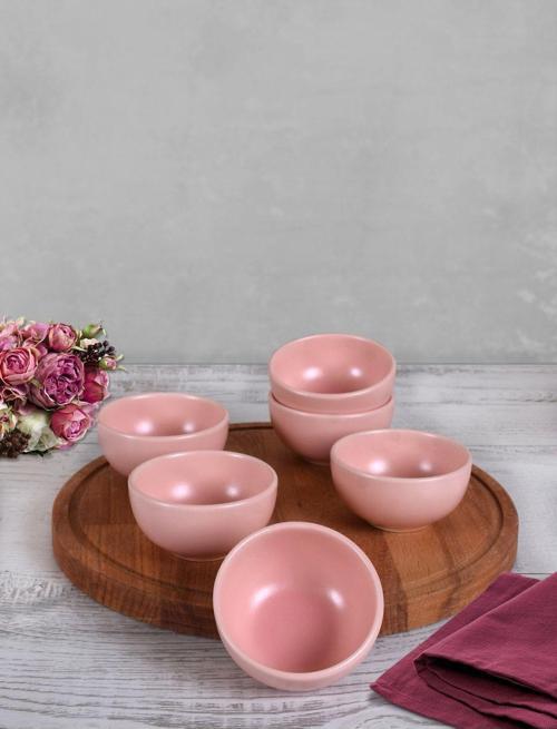 Bulut Mat Açık Pembe Çerezlik/Sosluk 8 Cm 6 Adet