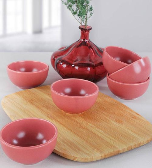 Bulut Mat Gül Kurusu Çerezlik/Sosluk 8 Cm 6 Adet
