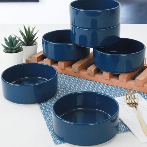 İndigo Mavi Stackable Çorba Kasesi 14 Cm 6 Adet
