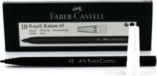 Faber-Castell Keçeli Kalem Siyah 10 Lu Paket