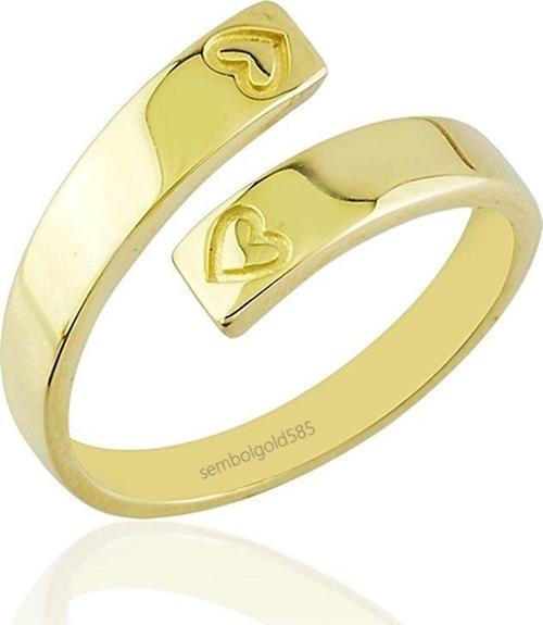 Eklem Altın Yüzük 14K Gold