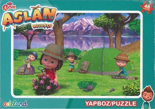 Trt Çocuk Aslan Buluşçu Frame Puzzle 48 Parça(24X34Cm)