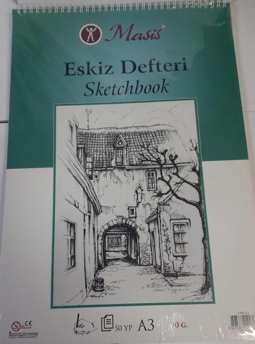 Eskiz Defteri 90 Gr A3