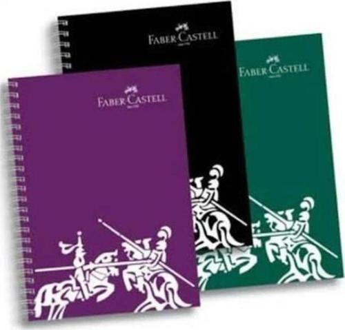 Faber-Castell Spiralli 60 Yaprak Çizgisiz - Farklı Renklerde